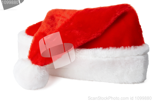 Image of Red Santa Claus hat