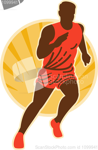 Image of marathon runner running