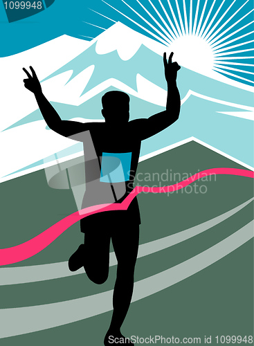 Image of Marathon runner