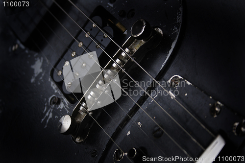 Image of detail of guitar as very nice musical background