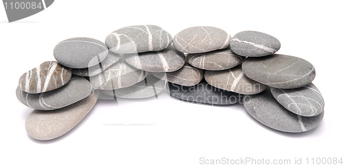 Image of pebble fence