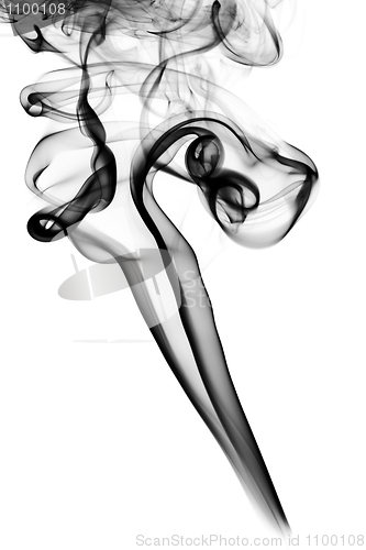 Image of Smoke Abstraction shape on white