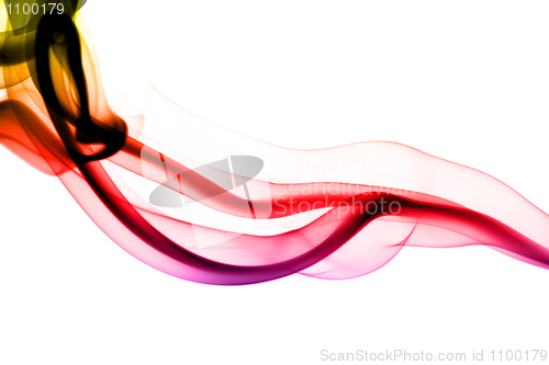 Image of Colorful fume abstract pattern