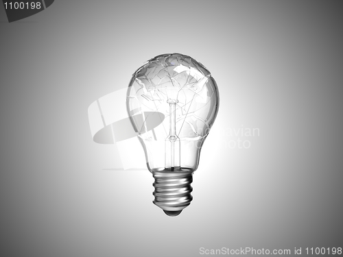 Image of Smashed or burned lightbulb