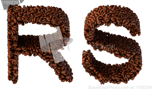 Image of Roasted Coffee font S and R letters