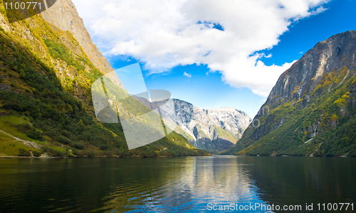 Image of Mountains and fjord in Norway