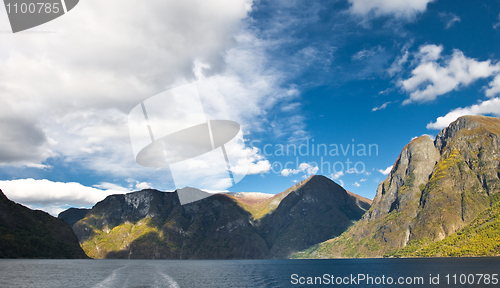 Image of Mountains and norwegian fiord