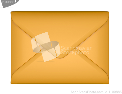 Image of Mail and post - sealed paper envelope isolated