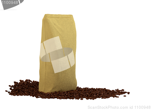 Image of Coffee Package on beans
