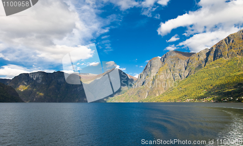 Image of Norwegian nature. Fiords and mountains