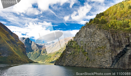 Image of Mountains and Norwegian fiord