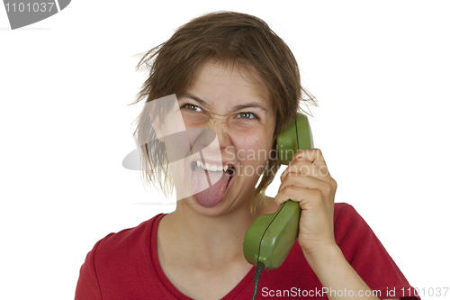 Image of On the phone