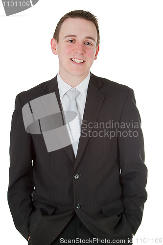 Image of Friendly businessman