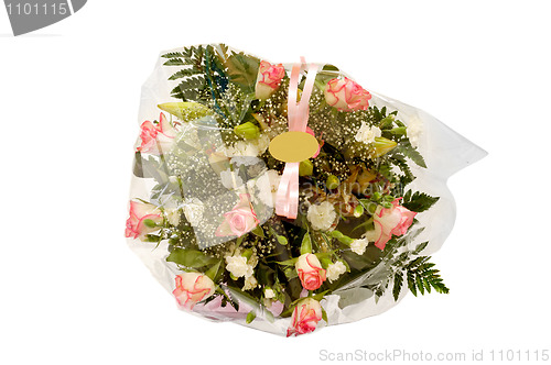 Image of Flowers with blank lable