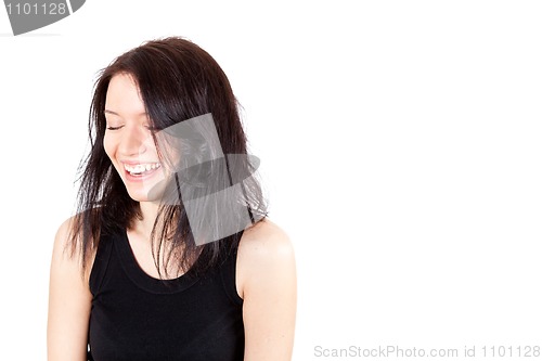 Image of brunette young woman