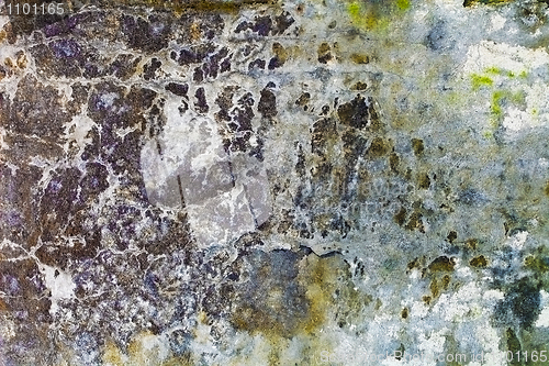 Image of Time and water destroyed wall