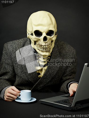Image of Death walks in Internet