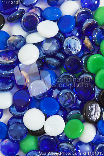 Image of Background from multi-colored glass stones