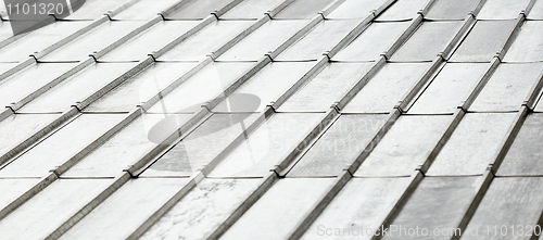 Image of Roof covered with galvanized iron