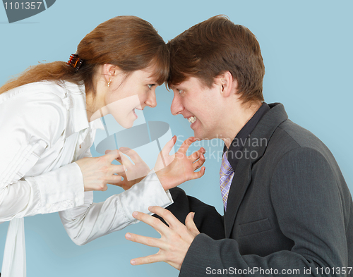 Image of Man and woman arguing again