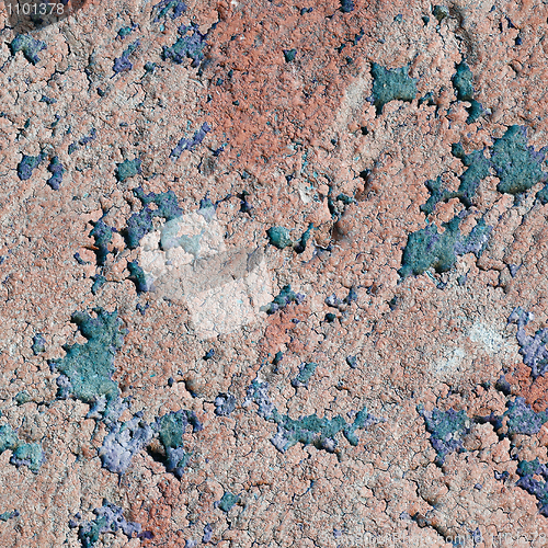 Image of Dilapidated wall of abandoned building - texture