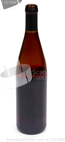 Image of Unfinished bottle of red wine