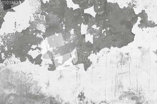 Image of Background - concrete wall with damaged whitewashing