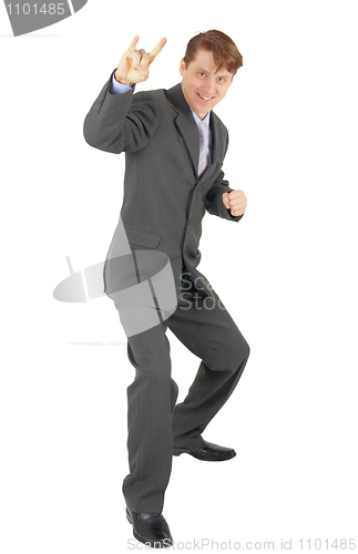 Image of Cheerful businessman