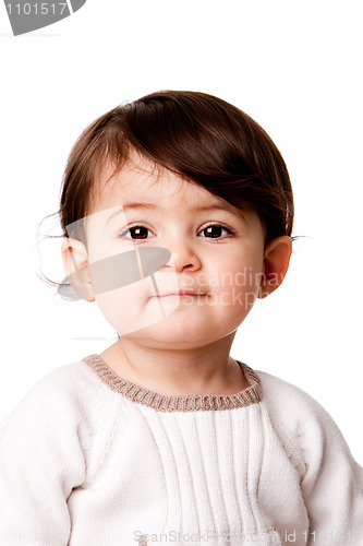 Image of Cute baby toddler face