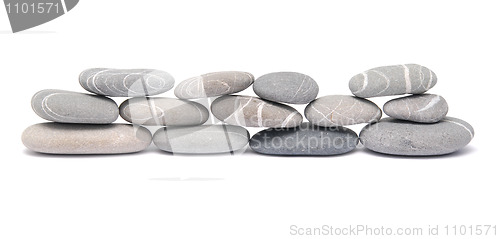 Image of pebble fence