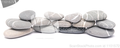 Image of pebble fence