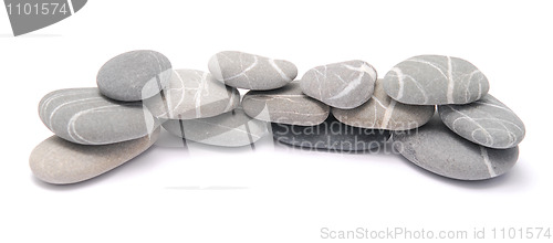 Image of pebble fence