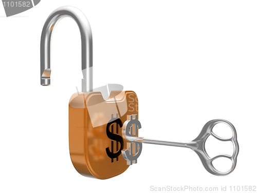 Image of Unlocking the US dollar currency lock