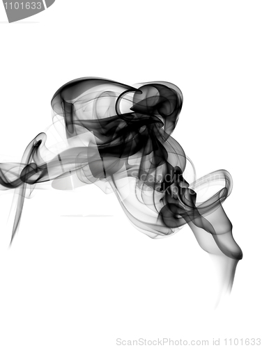 Image of Magic Abstract fume shape on white