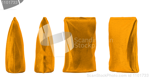 Image of 4 Golden sacking packs for coffee or tea