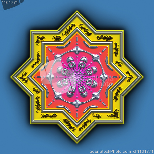 Image of mandala star