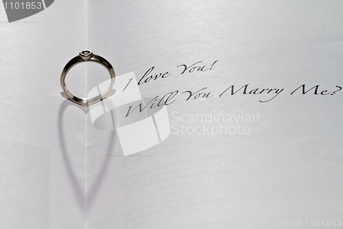 Image of Will You Marry Me Ring