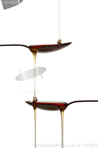 Image of Spoons with syrup