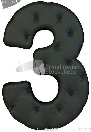 Image of Luxury black leather font 3 figure 