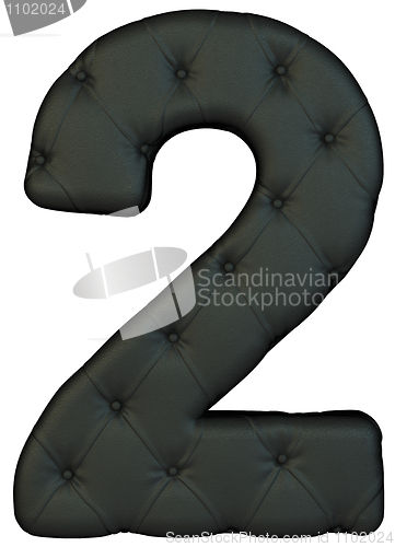 Image of Luxury black leather font 2 figure 