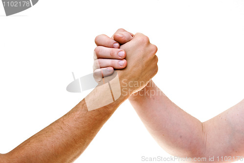 Image of Two coupled hands