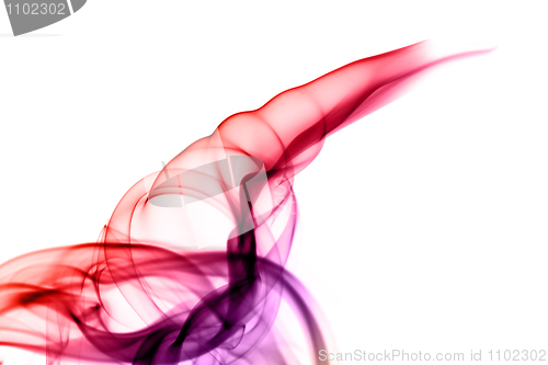 Image of Colored with gradient colorful smoke abstract