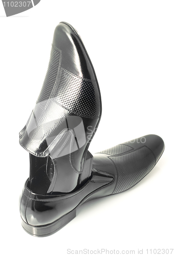 Image of Fashion Men's patent-leather shoes