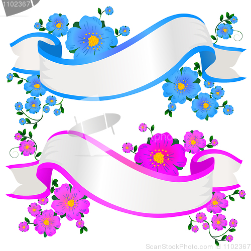 Image of Floral banners