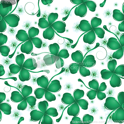 Image of Clover leaves pattern design