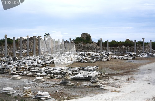 Image of Ruins in Side, Turkey