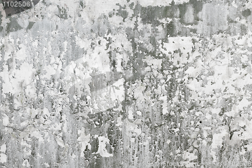 Image of Gray old concrete wall with dirt stains