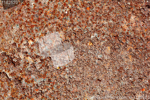 Image of Vastly damaged by rust steel - background