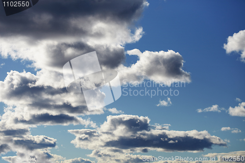 Image of Cloudy contrasting sky