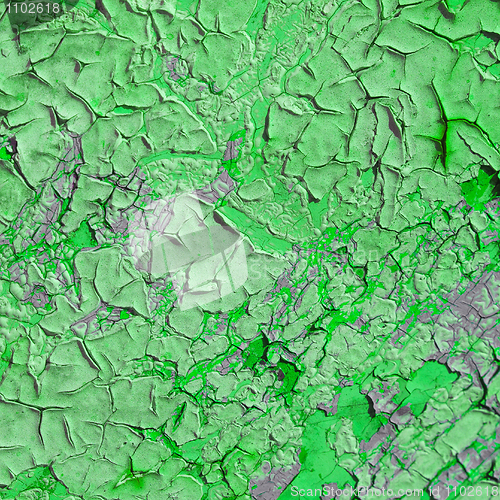 Image of Wall covered with wrinkled paint